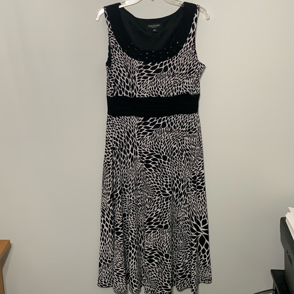 Black and White Dress